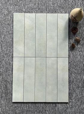 南洋民宿绿色蓝色渐变条形手工砖吧台厨房卫生间复古风墙砖餐厅砖