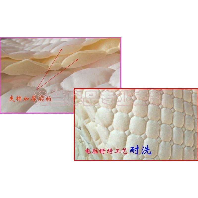 f7de批发水晶绒夹棉加厚欧式弧形半圆床头套特大软包规任意床头罩