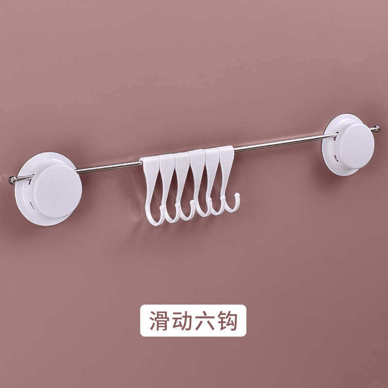 吸盘厨房挂钩壁挂式免钉粘钩多功能承重墙壁排钩筷子筒无痕钩