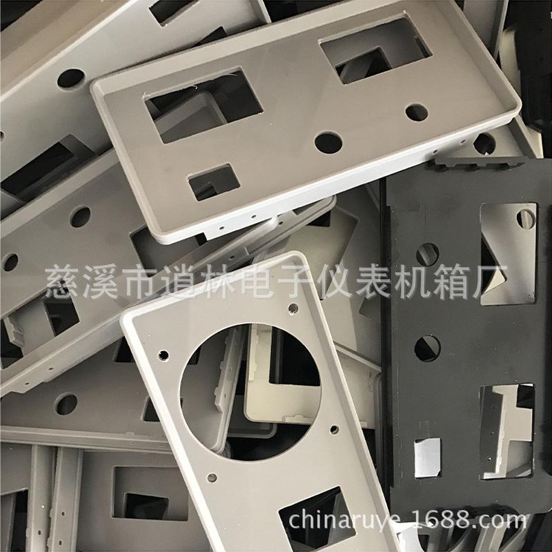 塑料外壳室外接线盒开孔定制网非标件印字激光镭射打字版加工定做