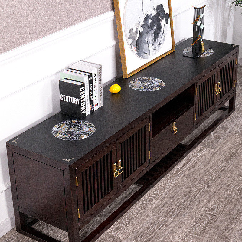 中式电视柜垫古典桌布皮革桌垫6208防水防油垫子盖布中国风台新品