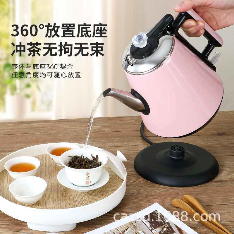 热销电热水壶电热水壶不锈钢家用长嘴快速泡茶水壶烧水壶自动断电