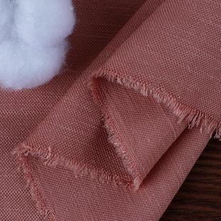 220g棉麻面料棉麻网眼洗水布亚麻棉沙发布抱枕靠垫面料现货