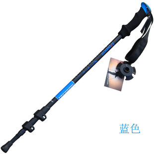 直柄3铝合金登山杖7075节外锁杖多功能健走户外拐exponent