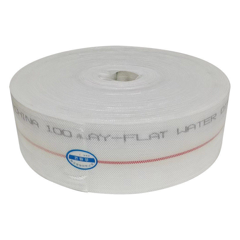 韩富高分子加强型pe水带果园农场大范围灌溉结实耐用高分子水带