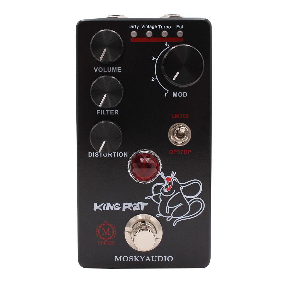 MOSKYAUDIO 乐器吉他效果器 KING RAT 失真法磁推子效果器