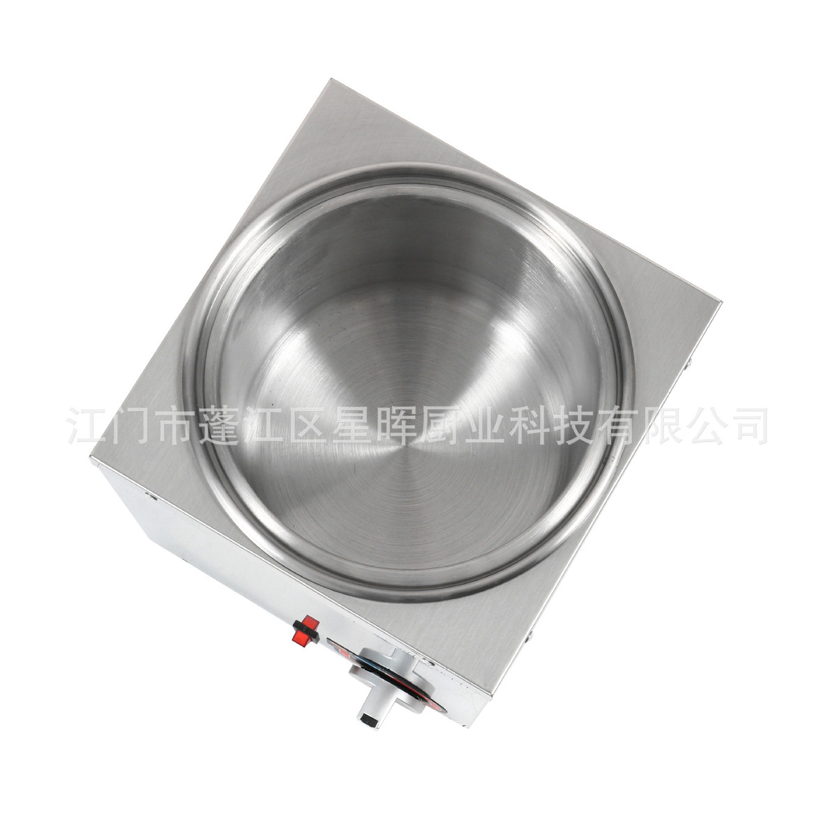 电热奶酪芝士机分配器单头方形不锈钢电热芝士泵酱汁保温加热分配