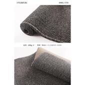 客厅地毯轻奢高级黑色家用卧室房间飘窗防滑纯色地垫入户圆形