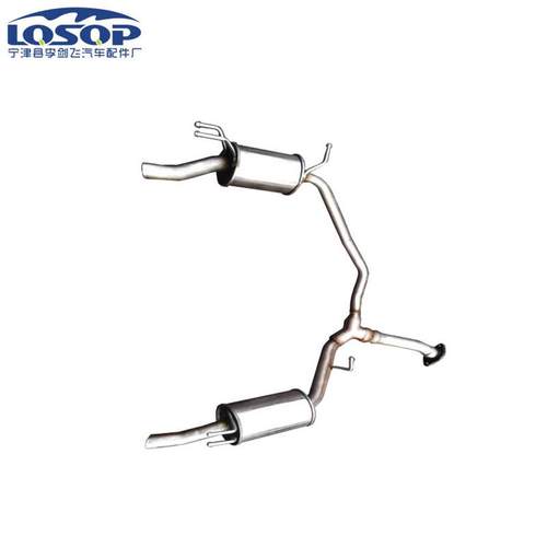热销段消声器 适用比亚迪s6 s7双出后节汽车静音排气管汽车消声器