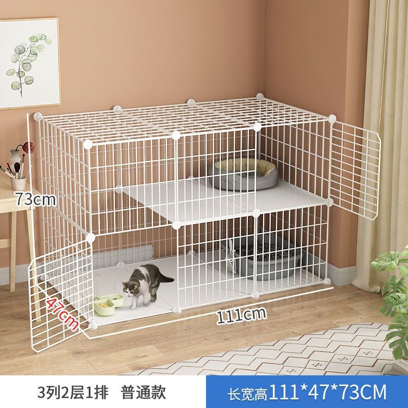 猫笼子家用室内超大宠物自由空间别墅带厕所一体三层猫咪屋舍