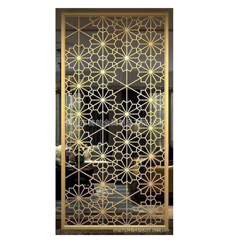 轻奢酒吧办公屏风售楼部隔断客厅围挡餐厅中式屏风ktv屏风厂可定