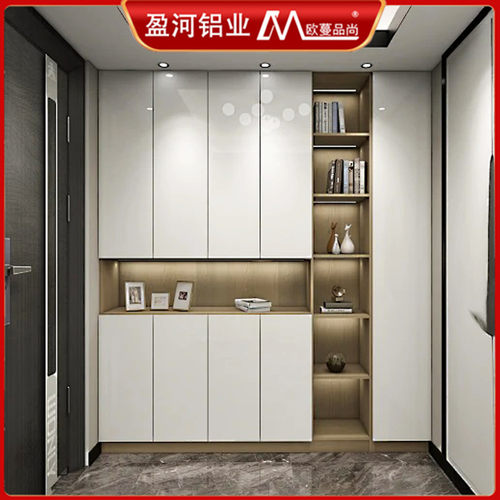 全铝家具整装全屋家具柜子卧室书房背景收纳储物柜多功能整体书柜
