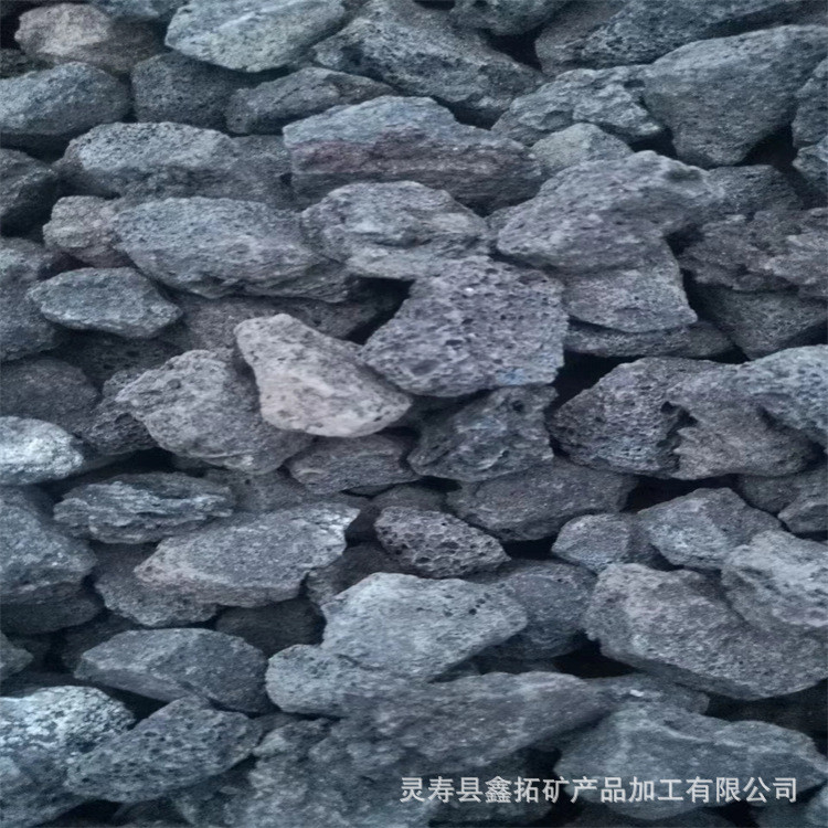 热销造景供应黑火山石厂家火山石岩园艺水族火山石量大从优