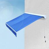 铝合金遮阳蓬防雨棚折叠伸收缩式 手摇电动篷阳台户外屋檐庭小院伞