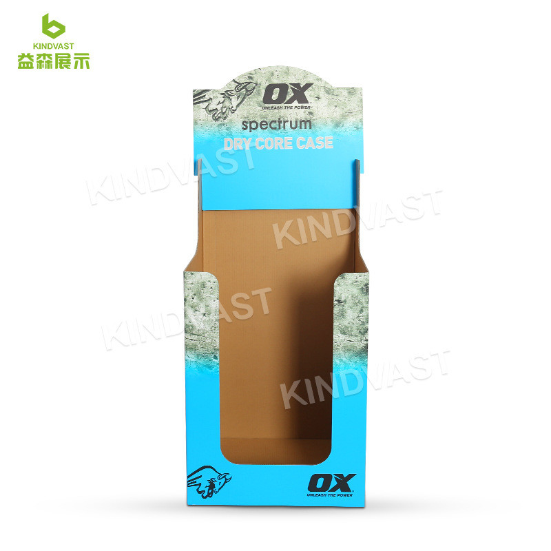 锤子加工定制工具纸促销箱工厂纸展示桶装修工具纸展示箱