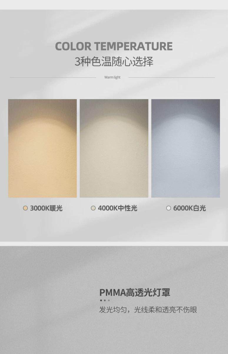 товар из китая 可调角度吸顶过道走廊折叠筒灯超薄明装玄关衣帽间展示柜折叠筒灯