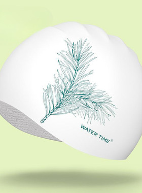watertime护耳长发大号泳帽女防水不勒头硅胶专业游泳帽男女