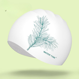 watertime泳帽女防水不勒头长发大号专业硅胶护耳游泳帽男女