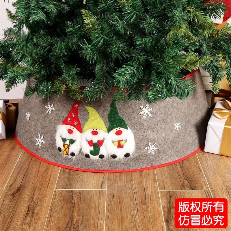 直销圣诞节装饰品新款圣诞树裙圣诞老人树裙圣诞用品