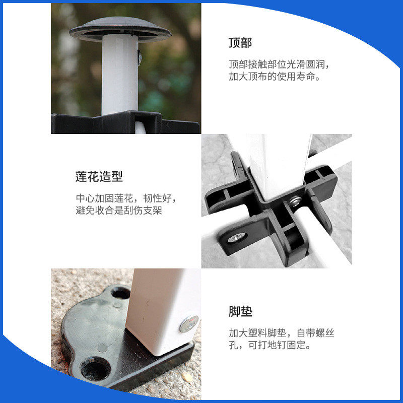 3*3广告户外帐篷自动架摆摊雨棚伸缩折叠四角遮阳棚定制遮阳大伞