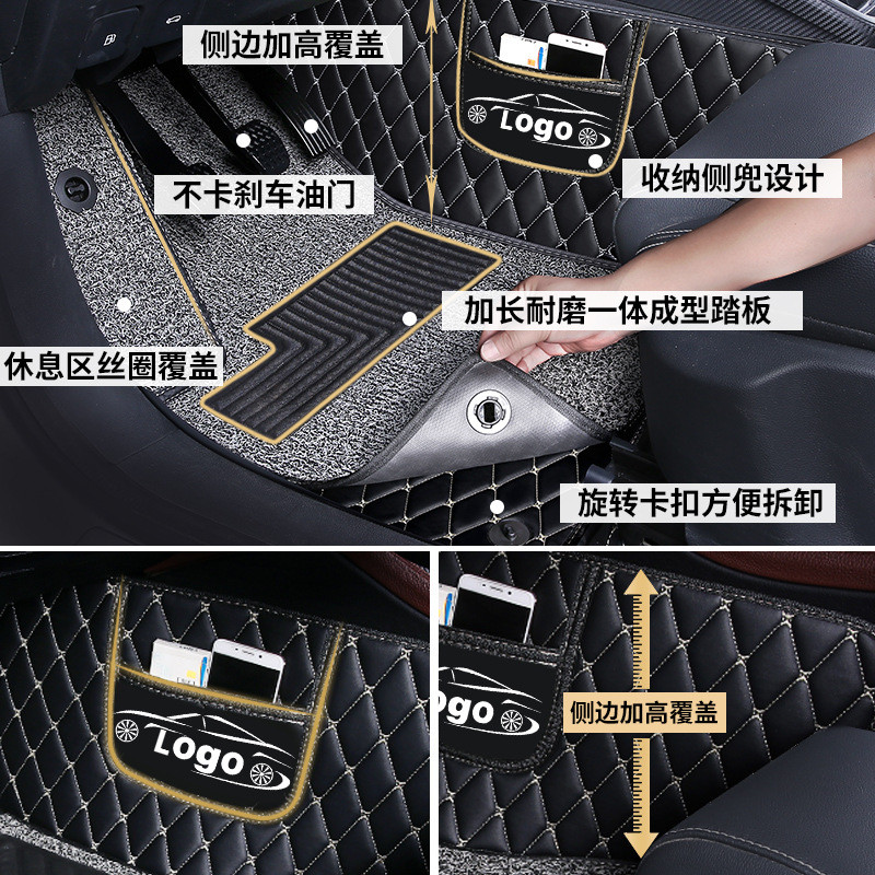 热销东风风行sx6脚垫7座风行全包围东风t5l车t5七座cm7全包围s500