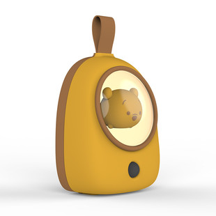 新品智能人体感应小夜灯充电式走廊卧室声控无线家用过道款楼