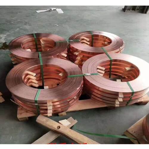 纯铜箔，c1100/t2紫铜带宽现货不限，度t2铜箔，铜皮，铜卷0.05mm