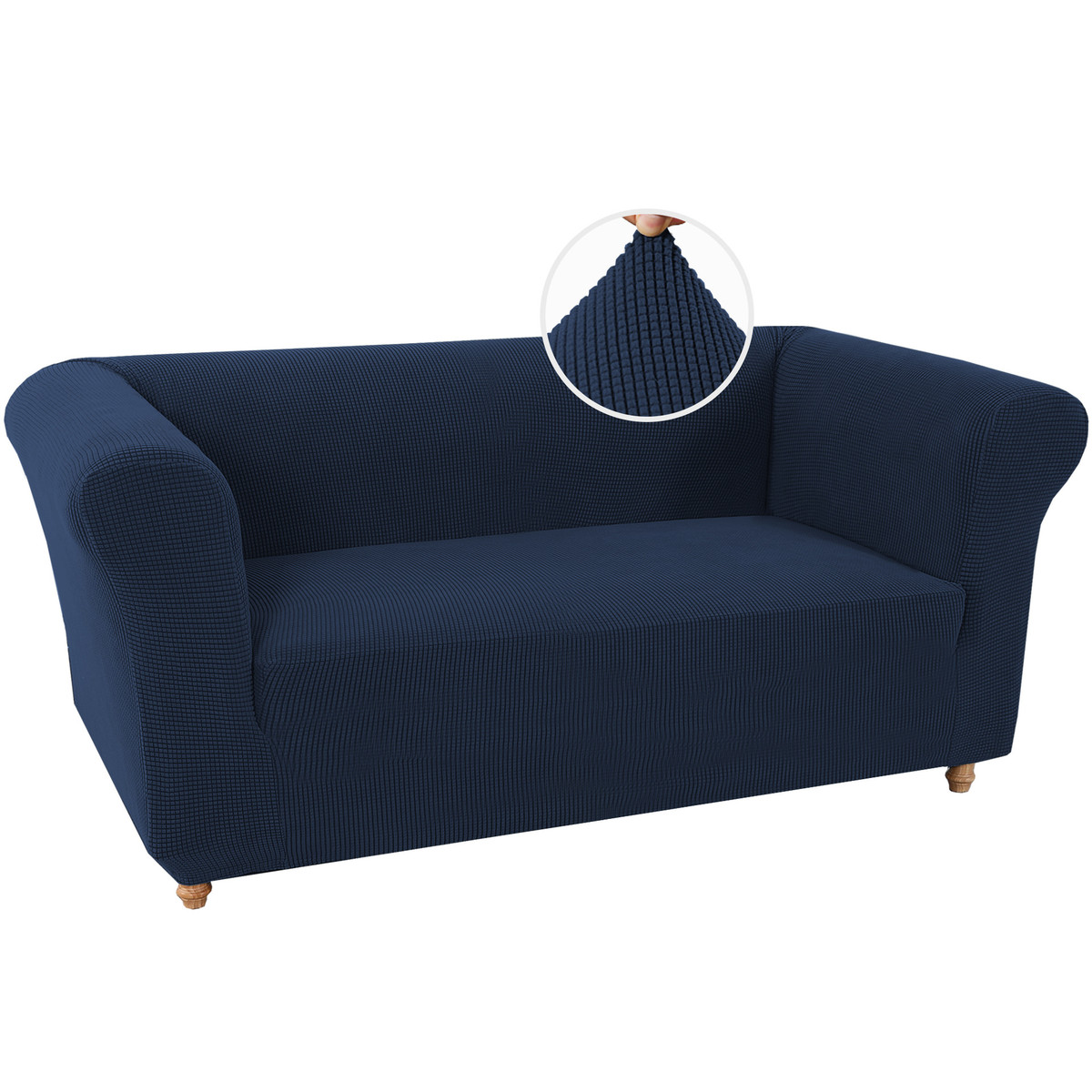 热卖复古拉面料沙发套菠萝格扣一体式防滑沙发罩沙发保护套