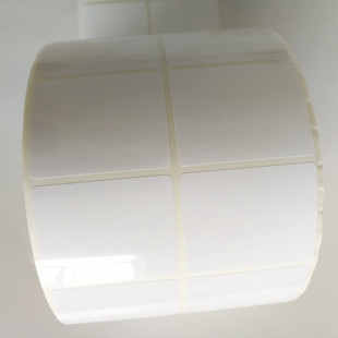 亮白pet透明标签电子电器标签覆书标盒子封口不干胶标签图书光膜