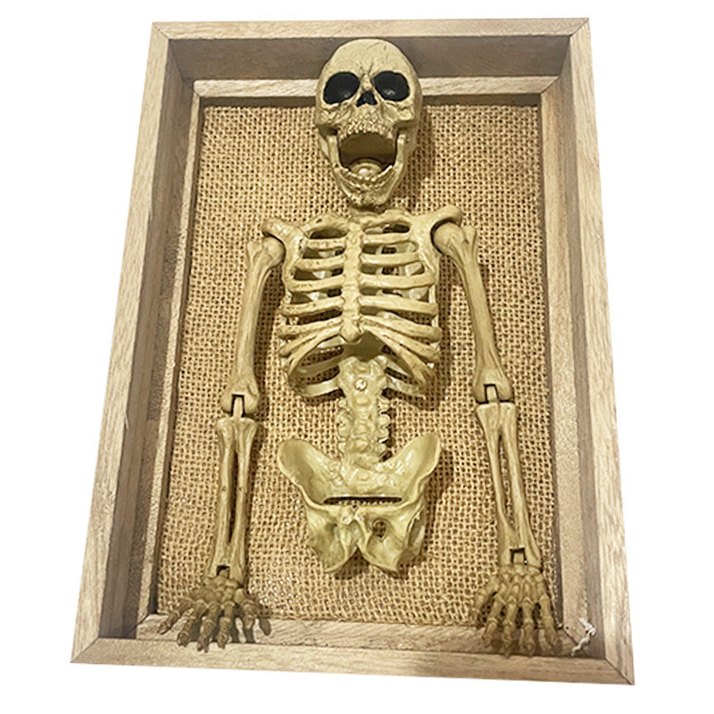 新款万圣节摆设摆件酒吧布置派对装饰骷髅工艺品创意家居批发