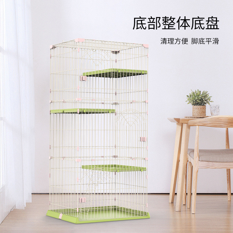 树脂猫笼子宠物大空间家用别墅猫屋猫咪用品双层三层猫房子批发