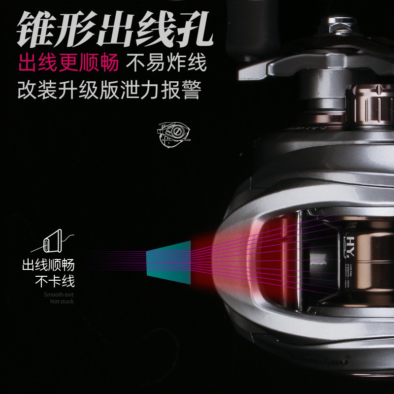 路亚微物水滴轮新款改装短轴钓力报警金属线杯远投卸鱼轮威海批发