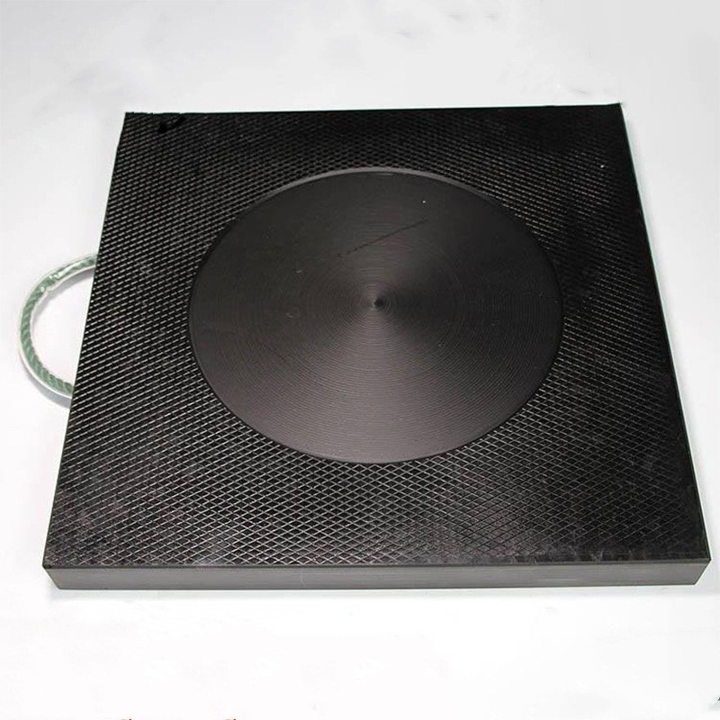 可加工高分子聚乙烯垫脚板黑色耐磨抗压定制移动upe吊车支腿垫板