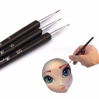 face mold cake decorating brush set 3pcsset food paint icin