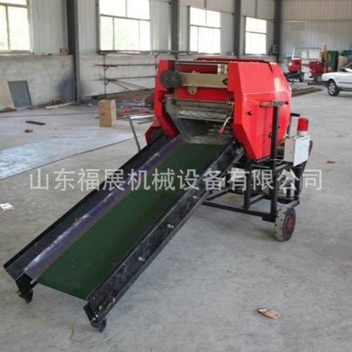 厂家供应青储饲料打包机竹草苜蓿场地作业青储包膜打捆机