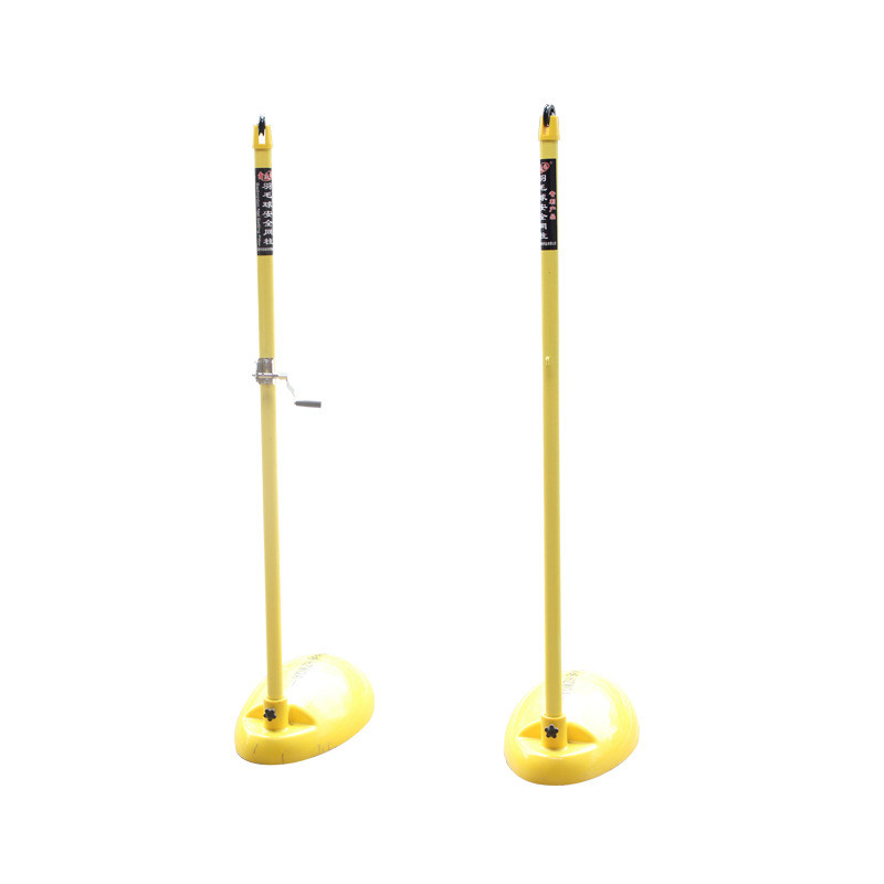 供应移动式abs羽毛球网柱标准羽毛球柱