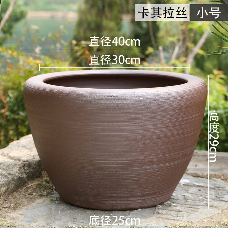 盆陶瓷鱼缸瓷缸大水缸特大号老式庭院大缸养荷花盆缸睡莲景德镇缸