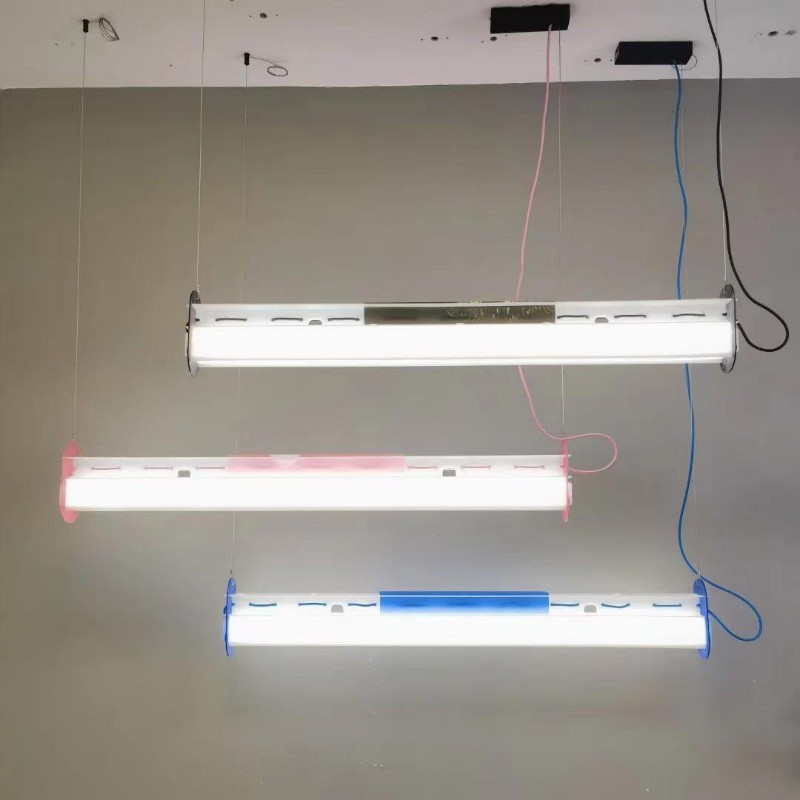 热销艺术灯彩色milk餐厅吧台吊灯现代极简设计师奶油风一字长条前