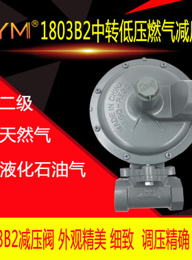 1803B2减压燃气阀 燃气天然气调压阀中转低压DN25/32气化器减压阀
