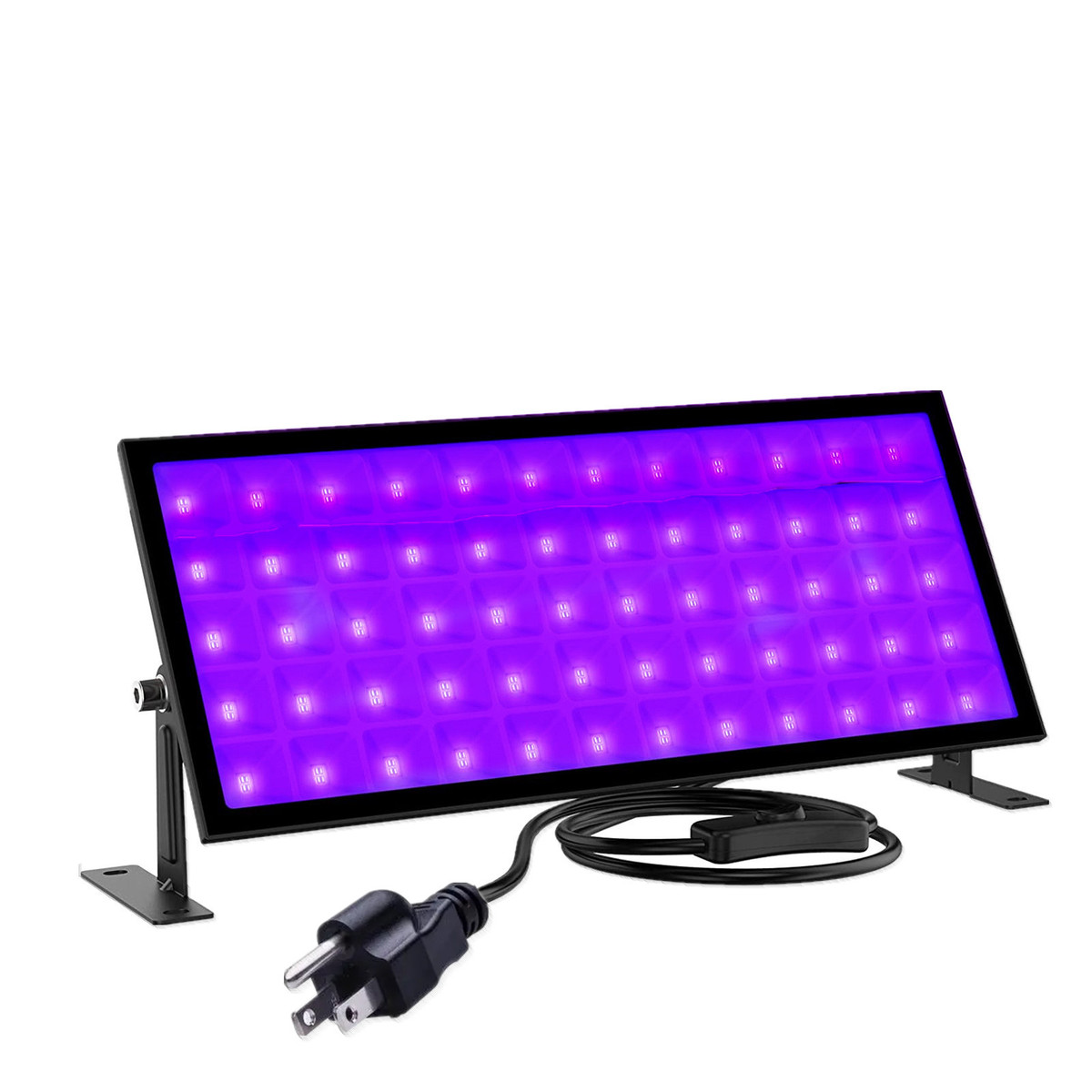 led紫光泛光灯uv投光灯户外防水ip66万圣节荧光鬼屋壁画395nm