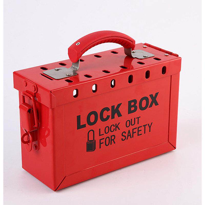 便携式管理箱bd-x02带13孔锁具箱安全锁具铁锁箱规格齐全多用途