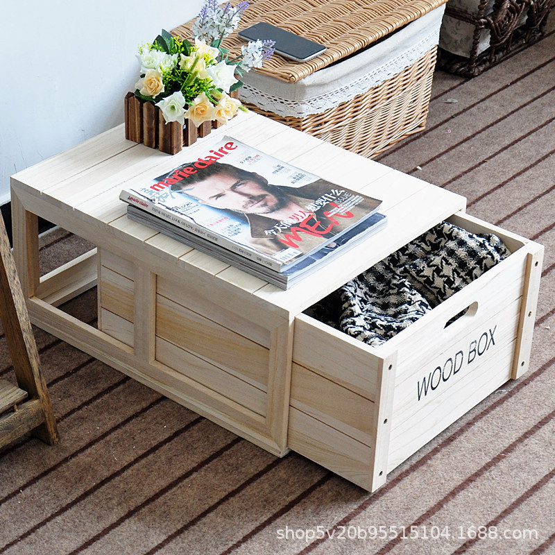 卧室衣物整理简约北欧柜收纳盒收纳箱松木收纳柜抽屉储物箱鞋柜