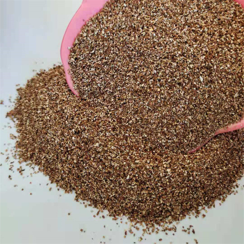 育苗3-6mm蛭石草娃娃蛭膨胀防火涂料石粉蛭石隔音防火保温蛭石