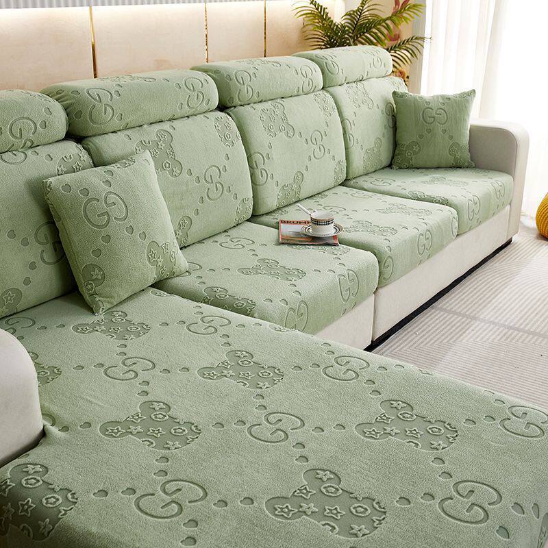 全包加厚客厅贵妃沙发套罩弹力防滑沙发笠头枕坐垫套四季通用
