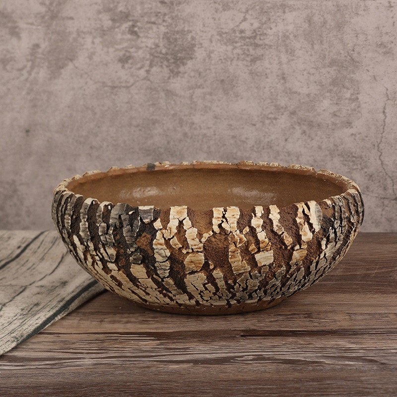 景德镇陶瓷花盆手工拉坯爆裂拼盘透气粗陶盆花盆方口流釉多肉盆大,鲜花速递/花卉仿真/绿植园艺,花盆,淘宝优惠券,粉丝福利购,淘宝优惠卷