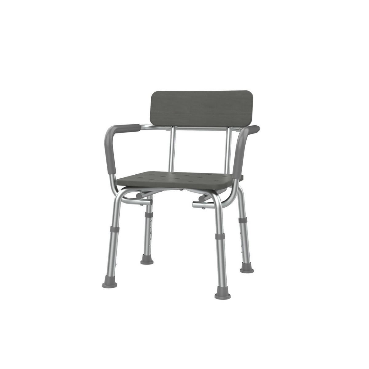 墨香木洗澡椅半包围扶手防滑凳防滑沐浴椅铝合金浴室凳半包围扶手