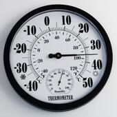 th9250p3 粗壳 25cm温湿度计 黑字体欧盘