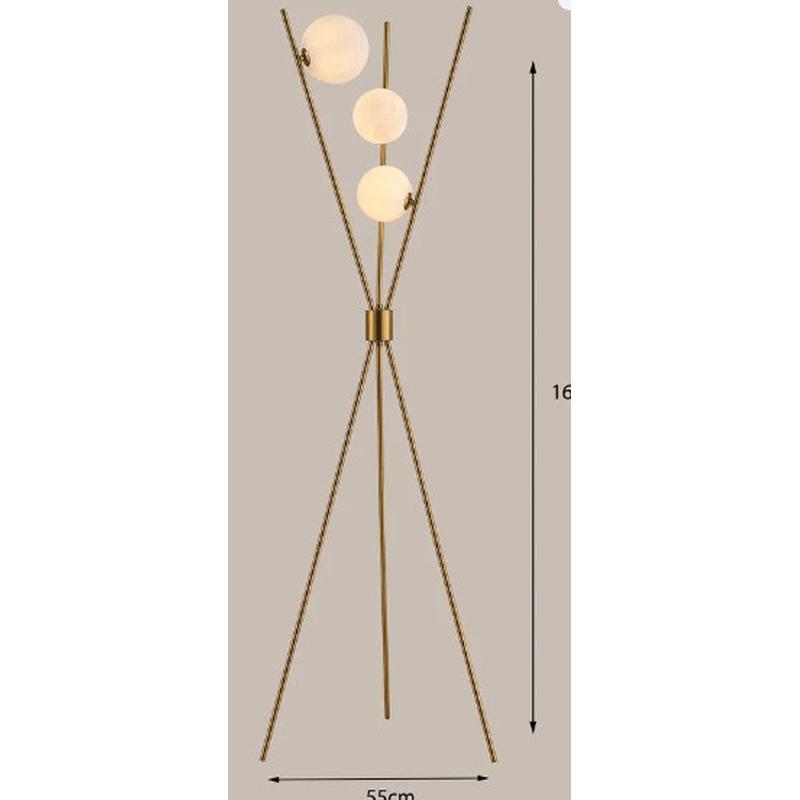 北欧轻奢创意艺术意式简约床边时尚落地台灯落地灯书房ins月球