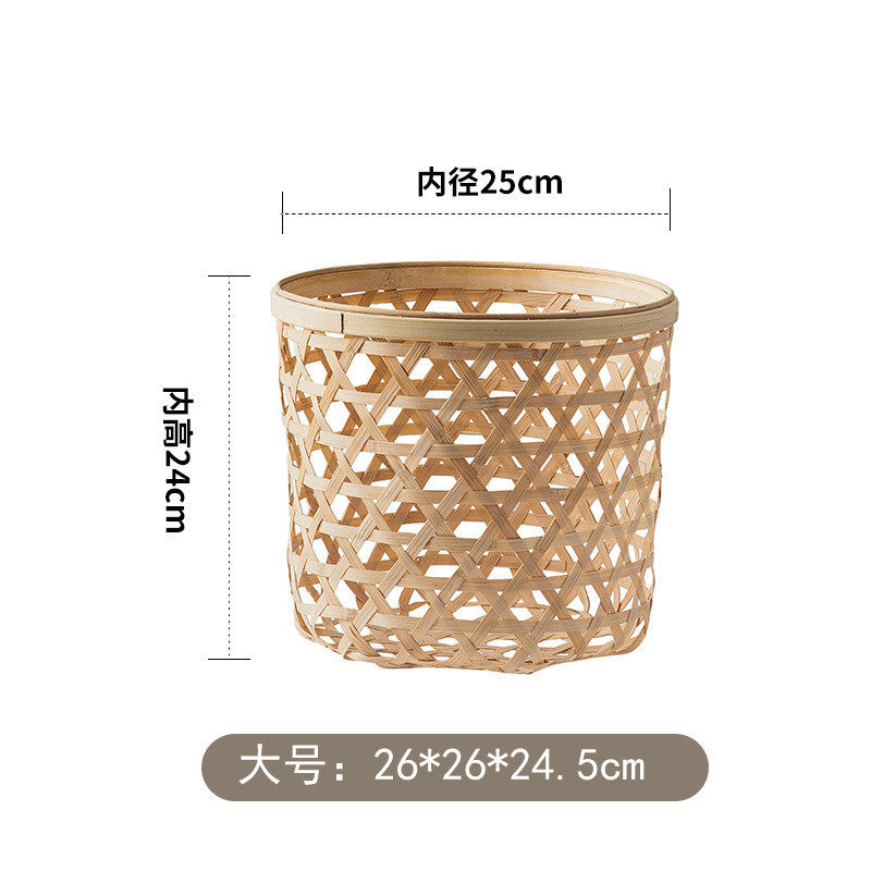 批发竹编花篮花盆藤编花架客厅落地式盆景植物摆放置物架阳台多肉