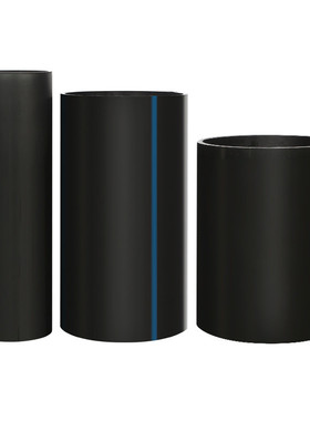 dn110定制热熔自来水管110自来水给水管灌溉6米直管管材hdpe排水